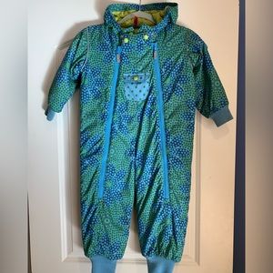 Hanna Andersson Baby snowsuit size 100 Blue
